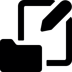 Folder Fiile Edit Icon from Ultimate Bold Set