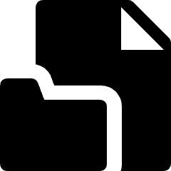 Folder File Icon from Nova Solid Set