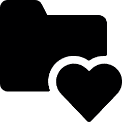 Folder Heart Icon from Ultimate Bold Set