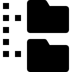 Folder Hierachy Icon from Nova Solid Set