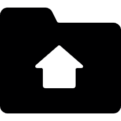 Folder Home 1 Icon from Ultimate Bold Set