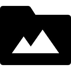 Folder Image Icon from Nova Solid Set