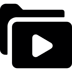 Folder Media Icon from Ultimate Bold Set