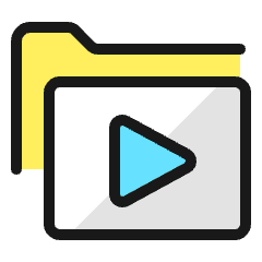 Folder Media Icon from Ultimate Colors Set