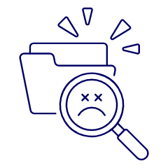 Folder Not Found Illustration from UX Line Set