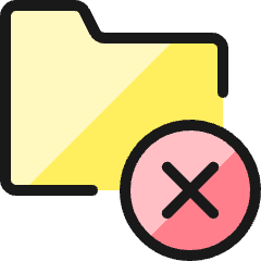 Folder Remove Icon from Ultimate Colors Set
