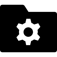 Folder Setting Icon from Nova Solid Set