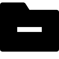 Folder Subtract Remove Icon from Nova Solid Set