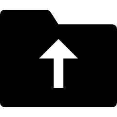 Folder Upload Icon from Nova Solid Set