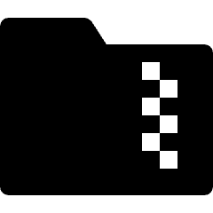 Folder Zip Compress Icon from Nova Solid Set
