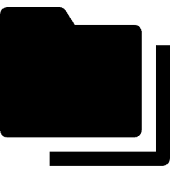 Folders Icon from Nova Solid Set