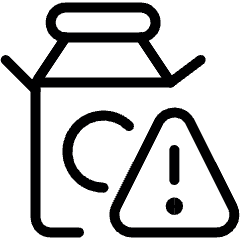 Food Allegic Daily Milk Product 2 Icon from Ultimate Light Set