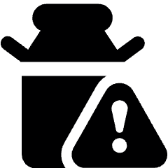 Food Allegic Daily Milk Product 2 Icon from Ultimate Bold Set