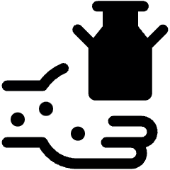 Food Allegic Daily Milk Product 4 Icon from Ultimate Bold Set