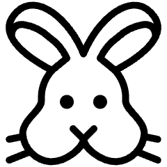 Food Allegic Vegan Meal Rabbit Icon from Ultimate Light Set