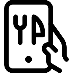 Food Delivery Mobile Applications Icon from Ultimate Regular Set