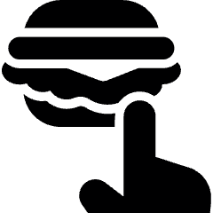 Food Delivery Order Fastfood Icon from Ultimate Bold Set