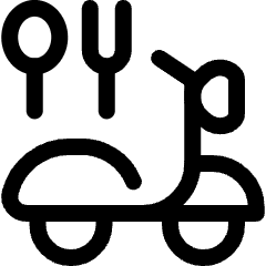 Food Delivery Rider Icon from Ultimate Regular Set