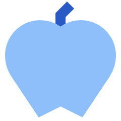 Apple Icon from Sharp Flat Set