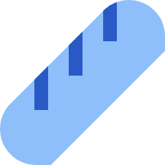 Baguette Icon from Sharp Flat Set