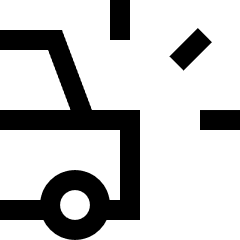 Car Crash Icon from Sharp Line Set