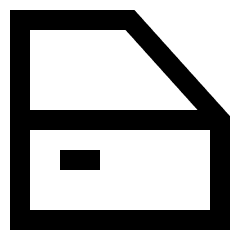 Car Door Icon from Sharp Line Set