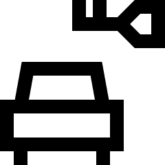 Car Rentals Icon from Sharp Line Set