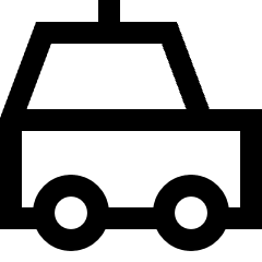 Car Taxi 1 Icon from Sharp Line Set