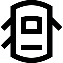 Car Top Three Door Open 1 Icon from Sharp Line Set