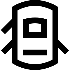 Car Top Three Door Open 3 Icon from Sharp Line Set