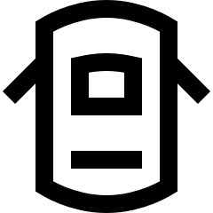 Car Top Two Door Open 1 Icon from Sharp Line Set