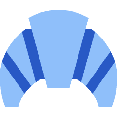 Croissant Icon from Sharp Flat Set