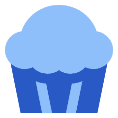 Cupcake Icon from Sharp Flat Set