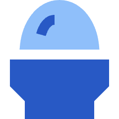 Egg Icon from Sharp Flat Set