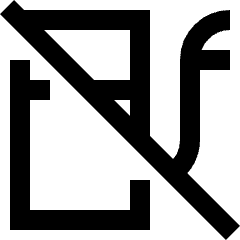 Empty Gas Icon from Sharp Line Set