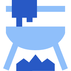 Fondue Icon from Sharp Flat Set