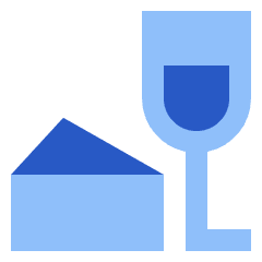 Food Wine Icon from Sharp Flat Set