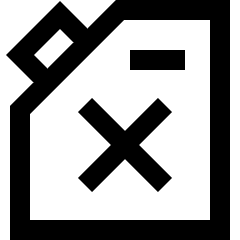 Gas Canister Icon from Sharp Line Set