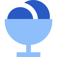 Ice Cream Icon from Sharp Flat Set