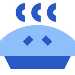 Pie Icon from Sharp Flat Set
