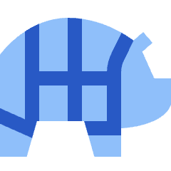 Pork Cuts Icon from Sharp Flat Set