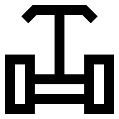 Segway Front Icon from Sharp Line Set