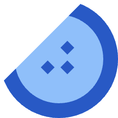 Water Melon Icon from Sharp Flat Set