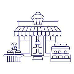 Bakery 1 Illustration from UX Line Set