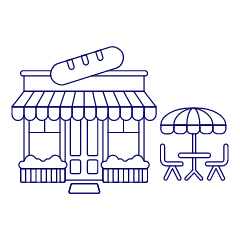 Bakery 2 Illustration from UX Line Set
