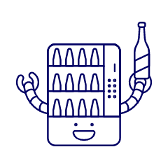 Vending Machine Robot Illustration from UX Line Set