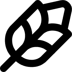 Allergens Gluten Icon from Micro Line Set