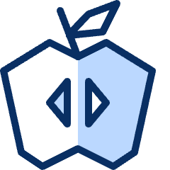 Apple 1 Icon from Cyber Duotone Set