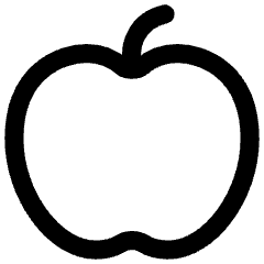 Apple Icon from Flex Line Set