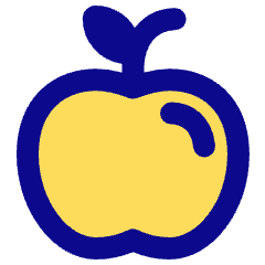 Apple Icon from Plump Pop Set